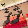 2024 Женская обувь с кружевом и бабочкой, роскошные дизайнерские сандалии