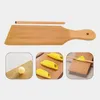 Outils de cuisson 1 ensemble de pâtes à Texture fine Stable, planche de fabrication de gnocchis en bois à motif ondulé pratique pour la maison