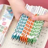 12PCS Dreieckige Pol Loch Bleistift kinder Schreiben Zeichnung 2B/HB Korrektur Grip Barrel Stift Kunst Skizze Schreibwaren 240118