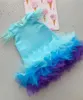 Colorfu Sequin pluizige Taart Jurk voor meisje Halloween Mouwloze Jurken tieners Pageant baljurk bruiloft verjaardagsfeestje Baby jurk 240131