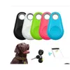 Colliers de chien Laisses Colliers de chien Laisses Portefeuille Mini collier pour animaux de compagnie Localisateur de chat Gps Smart Kids Bluetooth Clé étanche Anti-perte Tracker DH4Vh