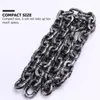 Party Decoration 1/2m Halloween Simulation Chain Plastic Shackles Barrier Performance Stage Props Layout