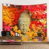 Wandteppiche, 3D-Buddha am Boden des Tals, geprallte natürliche Landschaft, Wandbehang, Wandteppich, Mandala, Böhmen, Buddhisten, Wohnzimmerdekoration