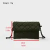 Borse a tracolla Casual Lingge trapuntata a tracolla per donna Designer Flap Lady Soulder Borsa a tracolla imbottita in nylon Piccole borse femminiliH2421