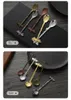 Spoons 1PC Coffee Spoon Vintage Dragonfly Branches Leaves Shape Mini Ice Cream Cake Milk Mixing Kitchen Gadgets Cafe Accessories