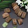 10pcs Rustic Natural Wood Table Nume Nume Place حامل بطاقة ملاحظة ملاحظة