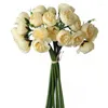 Decorative Flowers Artificial 27 Heads Rose Bouquet Wedding Bride Fake Flower Nordic Home Party Table Bedroom Vase Decoration Accessories