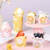 Bakning Mögel 50st Cartoon Animal Muffins Cupcake Paper Cups Oljetät belagd muffin Omslag Kids Birthday Party Kitchen Accessories
