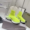 Blcg Sneaker 2024 Baskets Balencaga Speed ​​Recycled Knit Automne Nouveau Paris Chaussettes Femmes Tricotées Semelle Épaisse Bottes Élastiques Manches Moyennes Sports Pour Hommes