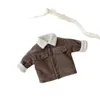 Cord-Jacken für Mädchen und Jungen, Kinderkleidung, Baby-Kleinkind-Jungen-Kleidung, lange Ärmel, Herbstgrün, süße Jacke 309814 240122