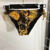 Trajes de baño de dos piezas de lujo para mujer, conjunto de Bikini Desgienr, traje de baño transpirable, traje de baño Sexy sin espalda