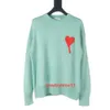 Tasarımcı Amois Sweater Fransız Moda Hırka Çekme Gömlekler Kış Erkekleri Kadın Yüksek Sokak Örgü Jumper Hoodie Örgü Ter Sweatshirtsgfas