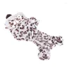 Hundkläder kläder för Halloween Cosplay och födelsedagsfester Leopard Pet Winter
