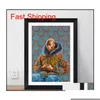 Obrazy Kehinde Wiley Art Malarstwo plakat dekoracje ścienne Zdjęcia drukuj unorame Qyllyz Homes2007 Drop dostawa dhtzc