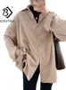 Bluzki damskie Corduroy Ogabrywa 2024 Fall Women-Down Down-Down Kołnierz jednorazowy w stylu vintage Tops Batwing Solid koszule T09601R