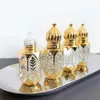 Storage Bottles Style Beauty Roll-on Essential Oil Bottle Golden Refillable Perfume Container Empty