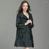 Impermeabili Moda Donna Impermeabile con cappello Polsini pieghevoli Laydies Dress Style Cappotto antipioggia leggero Impermeabile da uomo Giacca antipioggia antivento