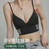 Bras Invisible Bra With Bare Open Back Sexy Women Intimate Underwear Small Chest Pudh Up Gathered Lingerie Thin Vest Seamles Backless