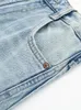 Jeans da donna Nlzgmsj TRAF Pantaloni larghi da strada casual estivi a vita media alla moda Pantaloni da lavoro con tasche da donna