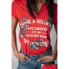 Dames T-shirt 2023Ss Zv Klassieke Letter Print Tees Bloem Borduren Zadig T-shirt U Hals Korte Mouw T-shirt Dames Designer Tops Dro Dhqzk