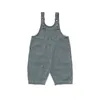 Trousers 2024 Korean Summer Children's Cotton Thin Denim Overall Retro Loose Toddler Pants Girls