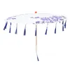 Regenschirme Ölpapier Regenschirm Klassische Dekor Japanische Stil Vintage Bühne Zartes Urlaub Satin Stoff Dekorative Festival Frauen