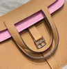 10A spiegel Halzan Designer tas Echt lederen schoudertas Nieuwe hoogwaardige kalfsleer Klassieke luxe handtassen en portemonnees Mode Casual Crossbody Totes Bag