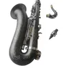 Nowy przylot tenor saksofon profesjonalne instrumenty muzyczne mosiężne sts-r54 bbtone matowy czarny b rurka saks