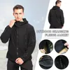 Jagdjacken Herren Taktische Outdoorjacke Wanderkleidung Winddicht Warm Zip Up Fleece Mantel Mann Herbst Winter Mit Kapuze Arbeit