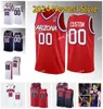 Arizona Wildcats Basketball-Trikot 5 KJ Lewis 14 Motiejus Krivas 23 Paulius Murauskas 30 Jackson Cook 55 Conrad Martinez Arizona-Trikots individuell genähte Herren-Jugend