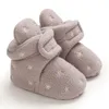 Bottes de neige Bottes de bébé Plusieurs couleurs Semelle en particules Chaussures pour nouveau-nés en bas âge Chaussures en coton pour bébé Chaussures montantes Chaussures d'hiver mignonnes Chaussures de première marche Chaussures en peluche