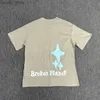 T-shirty męskie szkielet hip-hopowy Złamany planeta Pciąganie drukowania T Shirt Mężczyźni Kobiety Wysokiej jakości bawełniany luźne koszulki T-shirt mody Q240201