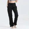 Align Lu Lu Yoga Lady Perfectly Oversized Trousers Sports Sweatpant Woman Straight-Leg Casual Pants Full Length Pockets Dance Studio Yoga 34