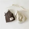 Cord-Jacken für Mädchen und Jungen, Kinderkleidung, Baby-Kleinkind-Jungen-Kleidung, lange Ärmel, Herbstgrün, süße Jacke 309814 240122