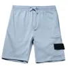 Shorts masculinos shorts de verão pedras ilha joggers calças para homens calças masculinas sólido preto azul algodão marca designer luxo novo estilo qualidade superior mpuf
