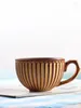 Filiżanki spodki Vintage filiżanki japońskiej gruboziarnistej kawy ceramicznej europejski popołudniowy talerz herbaciany