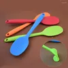 Spoons Cake Butter Spatula Silicone Spoon Mixing Long-handled Cooking Utensils Tableware Kitchen Soup Mixer Tools