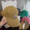 패션 디자이너 Monclir Baseball Cap 2024 New Sports Hat Official 1 : 1 곰팡이 맞춤형 클래식 캔버스 야구 모자 조절 가능한 gimme 캡 우수한 품질