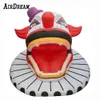 wholesale Livraison gratuite à la porte Grande tête de clown gonflable géante effrayante 6 mH (20 pieds) Avec ventilateur gonflable fantôme d'Halloween avec lumière LED