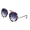 Retro Round Sunglasses Women Brand Designer Outdoor Travel Driving Vintage Sun Glasses Girls Ladies 5 Colors 240118