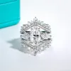 Armbänder Anujewel 4cttw Marquise Cut D Farbe Moissanite Diamant Engagement Sterling Silber Ringe für Frauen Schmuck Großhandel