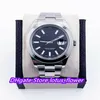 selling SBB Factory Top Watches Sapphire II 116300 41mm Smooth Bezel Stainless Steel Box Papers Black Dial Men's Watch Automa288s