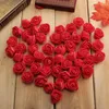 500 pcs petit 3-3 5 cm PE mousse rose tête de fleur boîte de bonbons de mariage voiture chapeau tissu décoration accessoires fleurs bricolage mur boule head206u