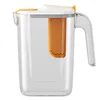 Garrafas de água 2600ml jarro frio resistente ao calor jarro de suco prático e seguro durável recipiente de armazenamento de bebidas chaleira conjunto bule