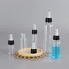 Storage Bottles 20/50/100pcs 3-500ml Clear Pet Bottle Twist Gel Lid 120ml Pigment Oil Refill 10ml Dropper Plastic Makeup HS72601