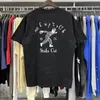 Designer Camiseta Mens Camiseta Edição Limitada Casais Tees Street Wear Verão Marca de Moda Mirs Camisa Splash-Ink Carta Imprimir Manga Curta Casual Solto Crewneck 020