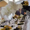 50 cm/60 cm lång) Klar bröllopskolonn Akrylgolv Vas Flower Stand Artificial Flower Ball Flower Table Centerpiece Stands For Event 403