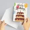 24 pezzi di biglietti d'auguri ecologici unici biglietti d'auguri grandi set felici per adulti e bambini che scrivono benedizione 10x15 240118