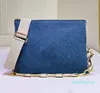 Shoulder Bag Chain Underarm Denim Blue Hobo Designer Handbag Purse Shopping Bags Crossbody Handbags Zipper Women Wallet Adjustable strap