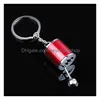 Keychains & Lanyards Car Gear Shifter Lever Keychains Leisure Accessories Manual Transmission Casual Fashion For Lovers Drop Delivery Dhhq9